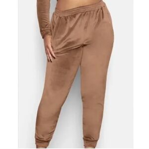 SKIMS Brown Velour Jogger with Pockets Size M